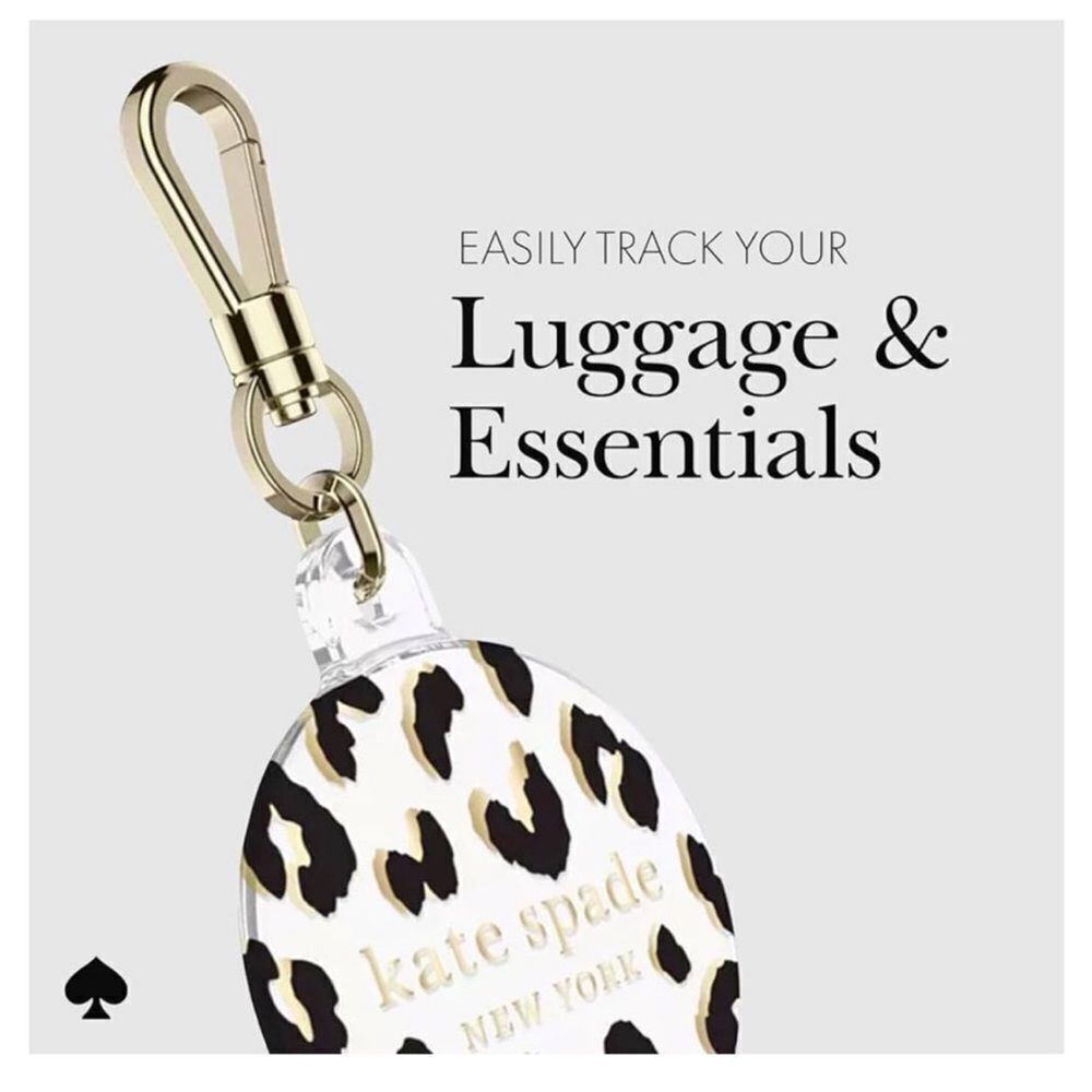 kate spade Air Tag Compatible Protective Case Clip on or Keyring - Picture 8 of 10